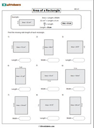 Area of a Rectangle