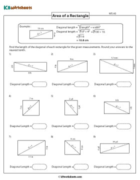 Finding Diagonal Length 3