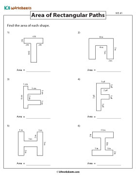 Area of Rectangular Paths 1