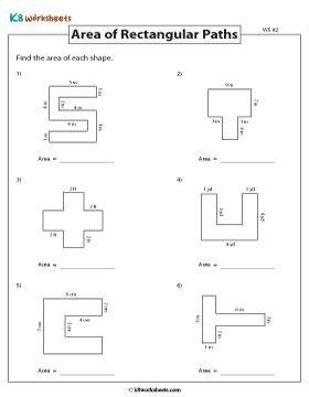 Area of Rectangular Paths 2