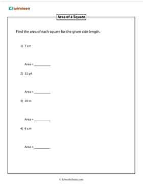 Area of Squares | Type 2