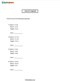 Area of Trapezoids