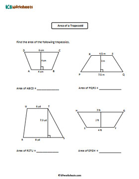 Determining the Area of a Trapezoid | Type 1