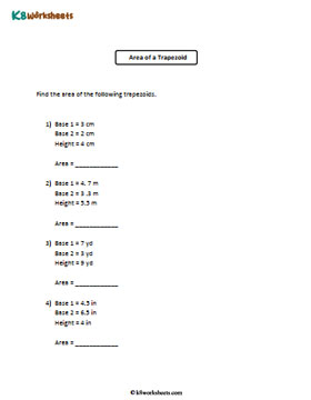 Area of a Trapezoid | Type 2