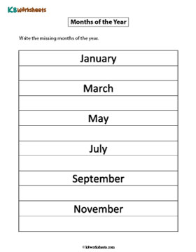 Completing the Missing Months of the Year