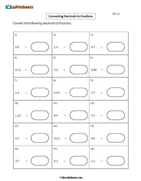 Converting Decimals to Fractions | Easy 2