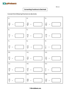 Converting Fractions to Decimals | Level 2 2