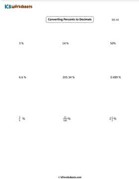 Converting Percents to Decimals 4