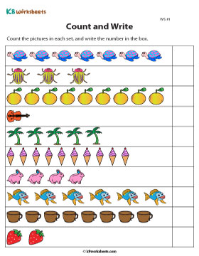 Counting up to 10 Objects 1