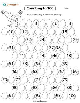 Filling in Missing Numbers from 1 to 100 2