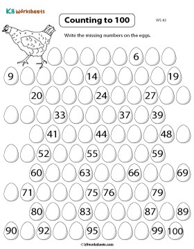 Filling in Missing Numbers from 1 to 100 3