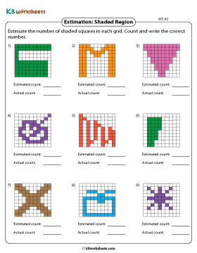 Estimating and Counting the Shaded Unit Squares 3