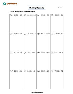 Divide Tenths and Round to 2 Decimal Places 2