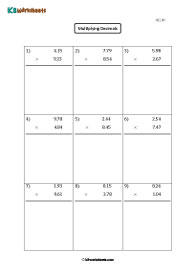 Multiplying Decimals