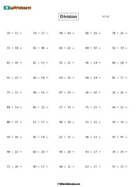 2-digit by 2-digit Division