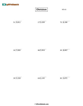 Dividing 4-digit by 2-digit | With Remainder 3