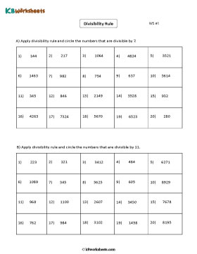 Divisibility Tests for 7 and 11 - 1