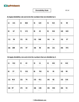 Divisibility Rule Check | Divisors - 2 and 3 - 1