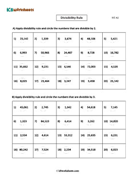 Divisibility Rule Check | Divisors - 2 and 3 - 2