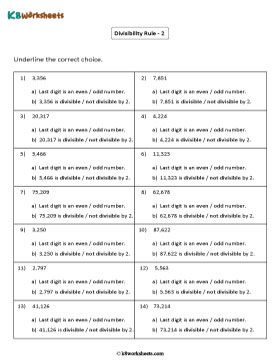 Recognizing Numbers Divisible by 2 | Large Numbers