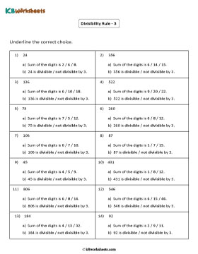 Identifying Numbers Divisible by 3 | Easy