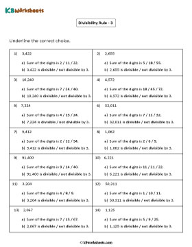 Identifying Numbers Divisible by 3 | Moderate