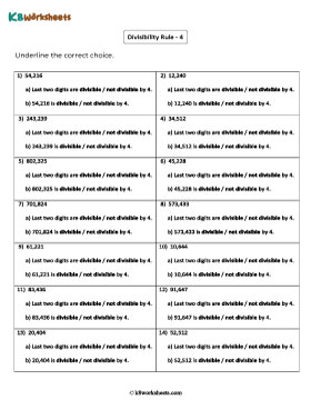 Finding Numbers Divisible by 4 | Level 2