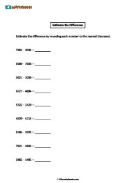 Estimate Differences