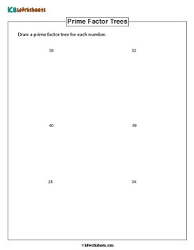 Completing Factor Trees | 26 to 50