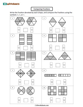 Comparing Shapes | Like Fractions