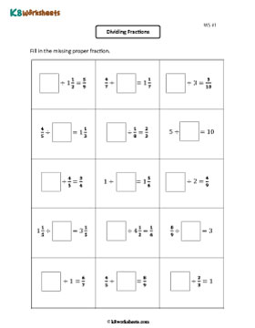 Finding Missing Fractions 1