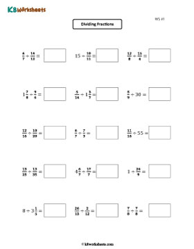 Dividing Fractions | Mixed Review 1