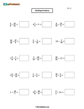 Dividing Fractions | Mixed Review 2