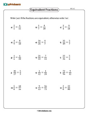 Identifying Equivalent Fractions 2