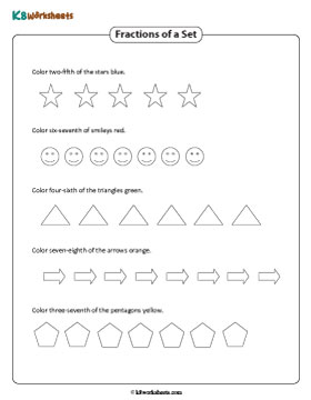 Coloring Fractions in Groups