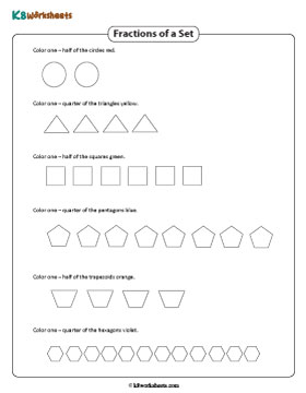 Coloring Groups | Halves and Fourths