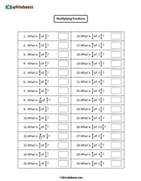 Finding Fractions of Fractions | Mixed Numbers