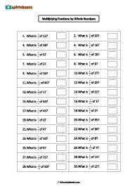 Multiplying Fractions