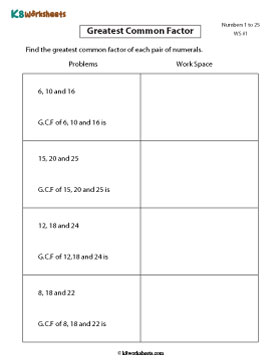 Finding GCF of Three Numbers 1