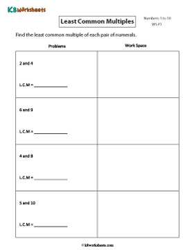 LCM of Two Numbers 1