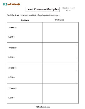 LCM of Two Numbers 3