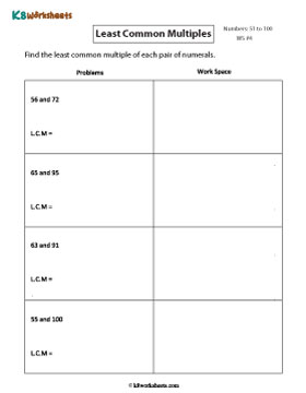 LCM of Two Numbers 4