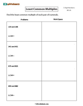 LCM of Two Numbers 6