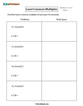 LCM of Three Numbers 2