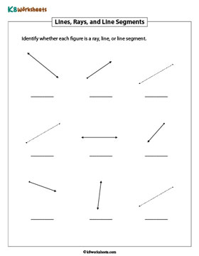 Naming Lines, Rays, and Line Segments