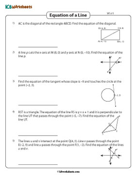 Equation of a Line | Geometrical Application 1