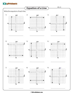 Equations for Horizontal and Vertical Lines 1