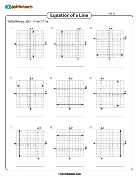 Equations for Horizontal and Vertical Lines 3