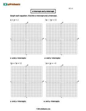 Finding Intercepts from Graphs 1