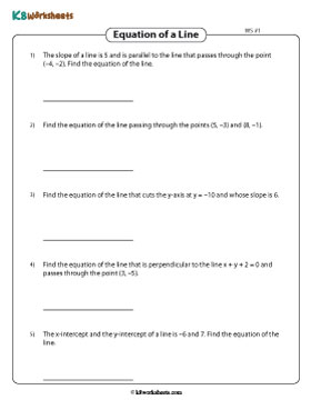 Equation of a Line | Revision 1